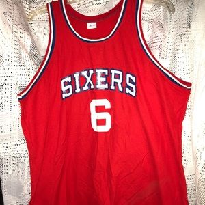 Vintage 80’s Philadelphia 76ers Basketball Jersey